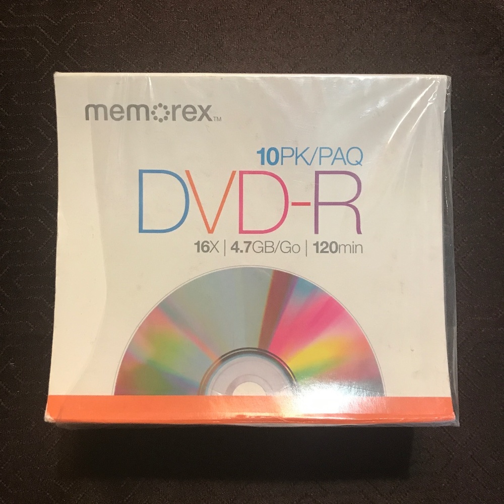 🍒8 Memorex Blank Recording DVDs